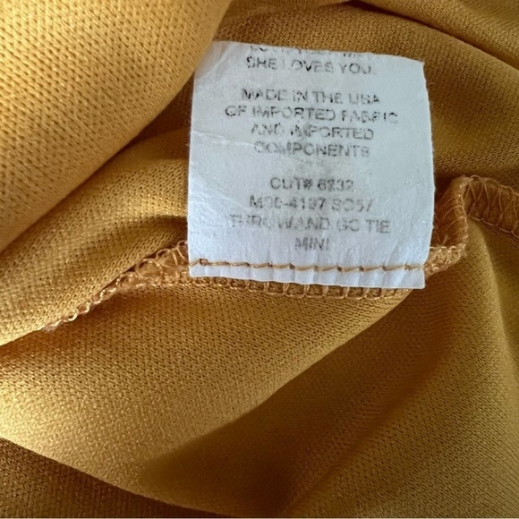 Show Me Your Mumu Throw and Go Tie Mini Sunset Stripe Size XS Mod Retro Beach - Picture 11 of 11